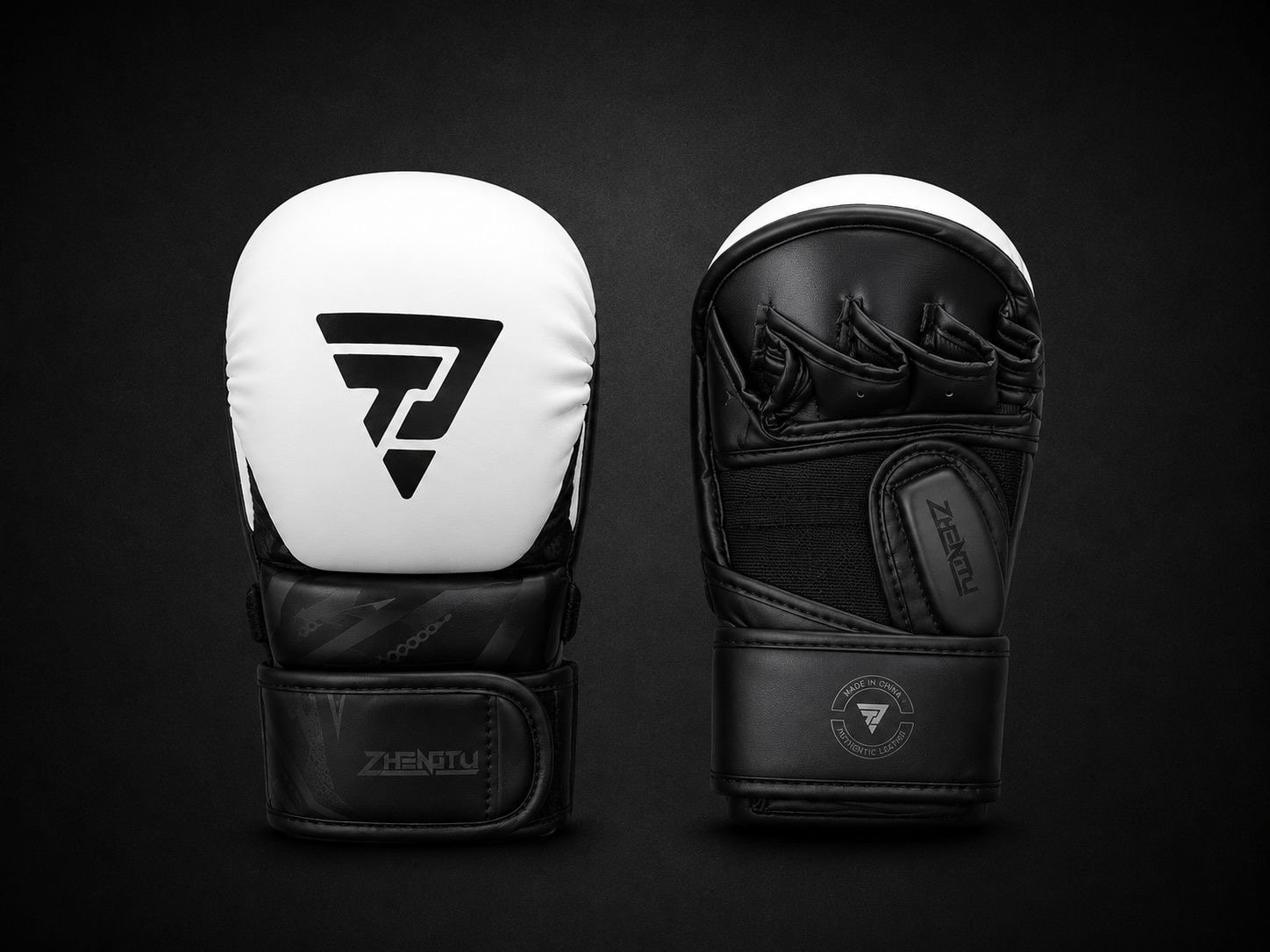 Gants MMA Blancs